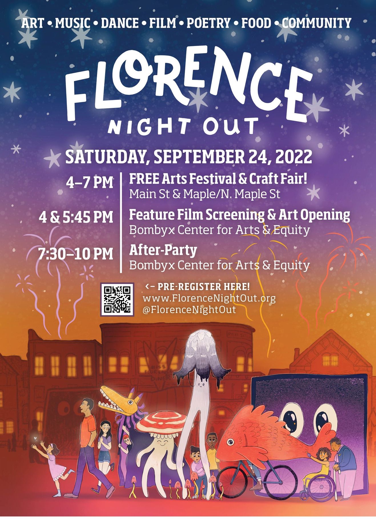 Florence Night Out 2022 Saturday, September 24th Northampton MA Events
