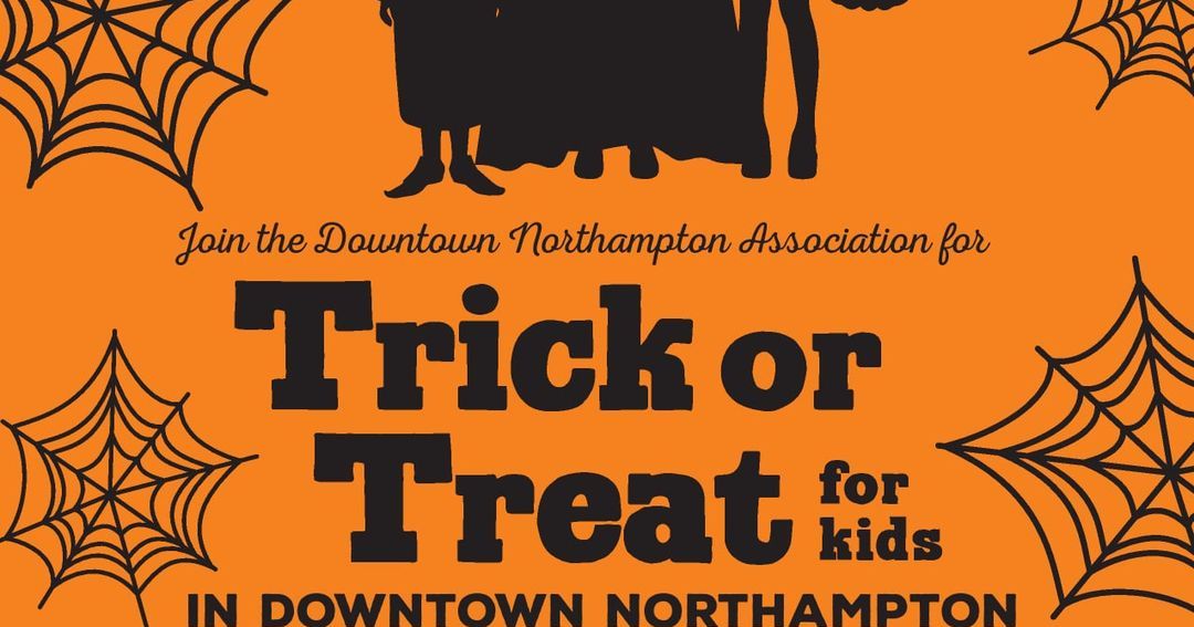 Trick or Treat for Kids in Downtown Northampton Sunday, October 31st