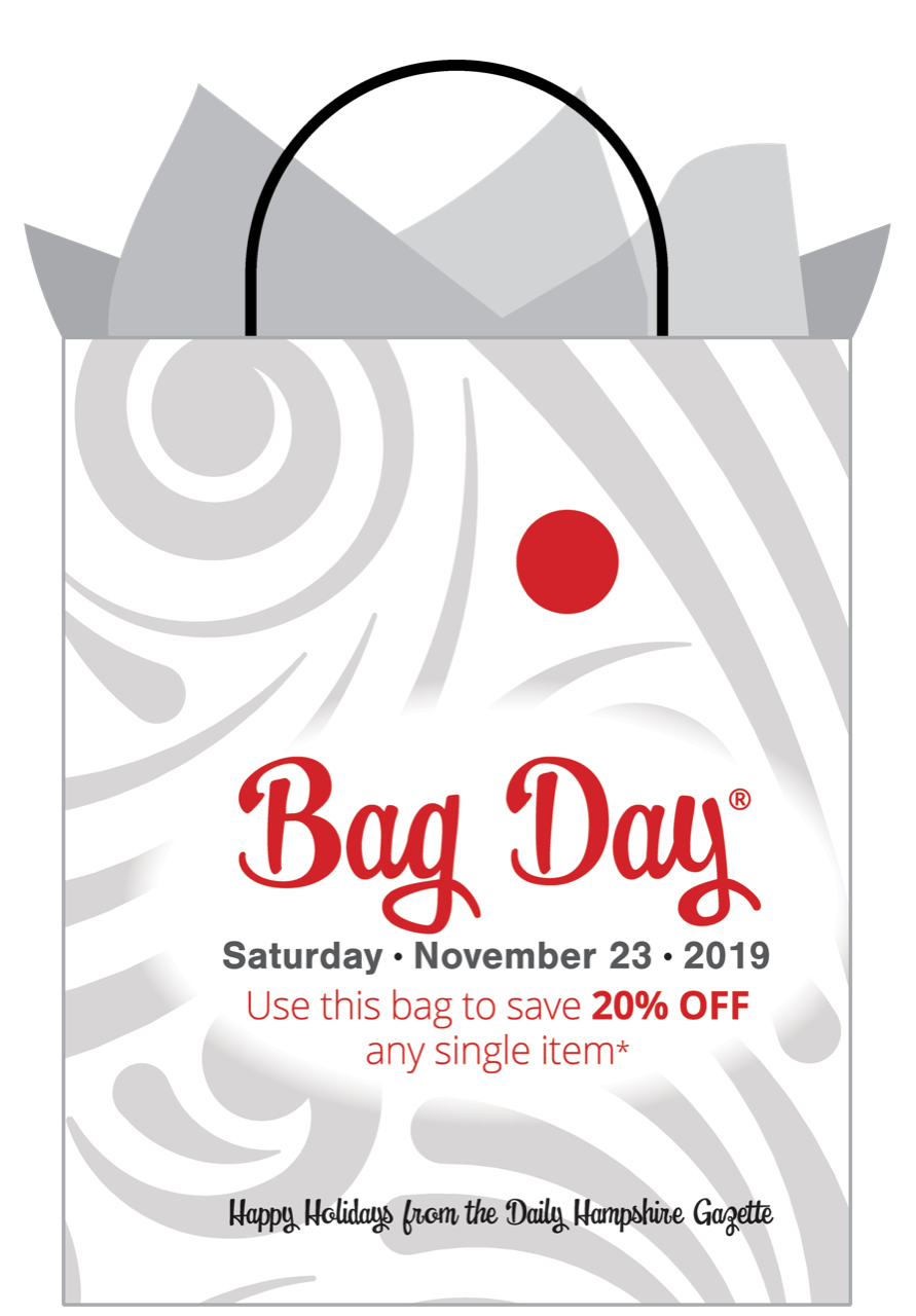 Bag Day at Cedar Chest Saturday, November 23rd Northampton MA Events