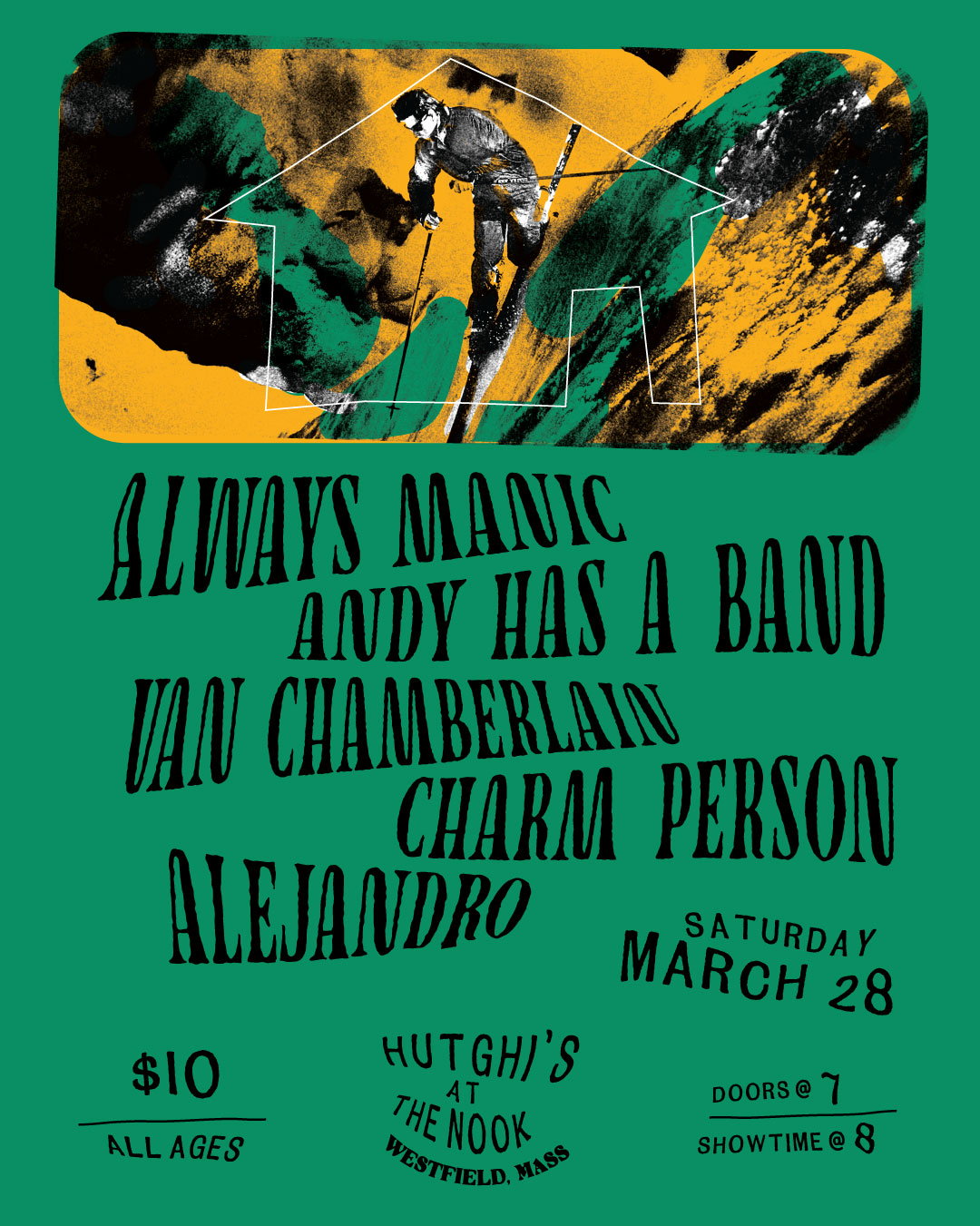 MARCH WEEKEND POSTER Hutghis