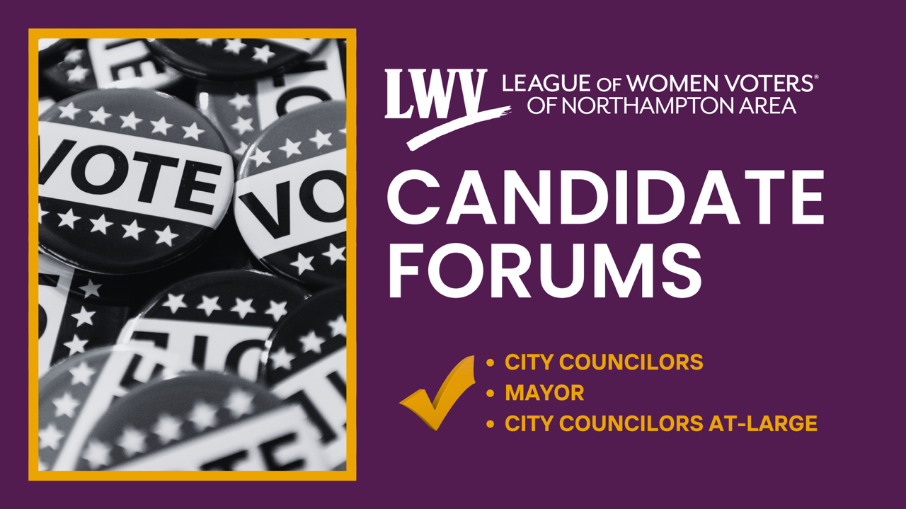 Northampton Area Candidate Forums 1920 X 1080 Px Northampton Area League Of Women Voters Candidates Forum 1