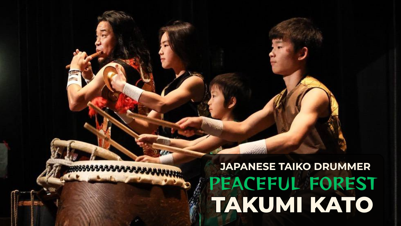 20260721 Takumi Kato FB Peaceful Forest Japanese Taiko Experience
